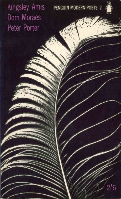 Black & white photogram of feather