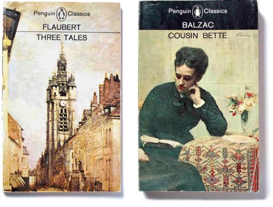 Flaubert Three Tales_Balzac Cousin Bette_Penguin Classic_Facetti copy